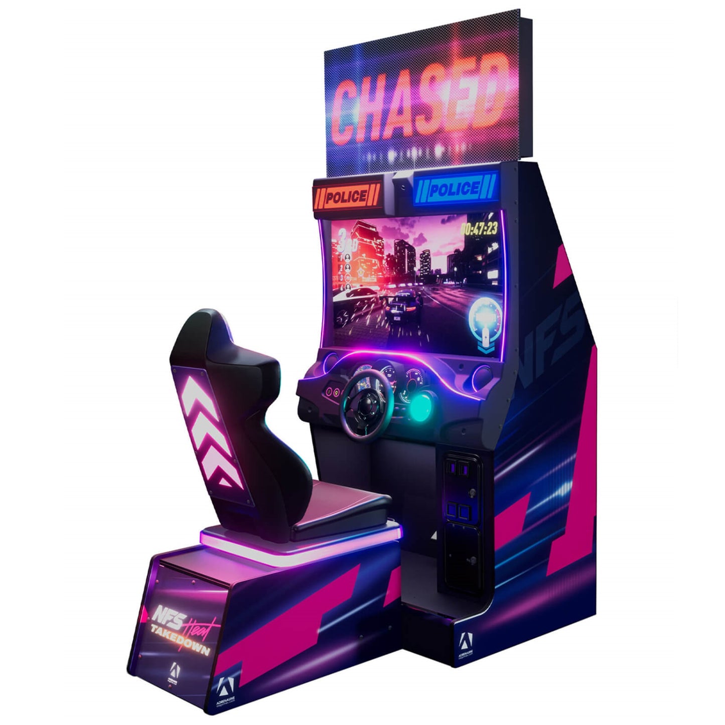 SEAT SLIDE RAIL Set for Bandai Namco Mario Kart Arcade GP DX and NFS